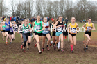 Womens under-17s, 2020 British Athletics Inter Counties Cross Country Champs., Prestwold Hall, Loughborough. Photo: David T. Hewitson/Sports for All Pics